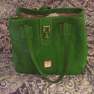 Dooney and Bourke pebbled leather handbag.